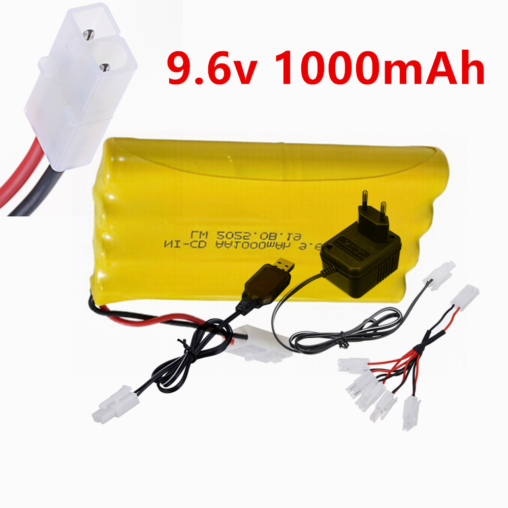 Rc Hobbyking - Batería recargable Ni-CD AA de 9.6v