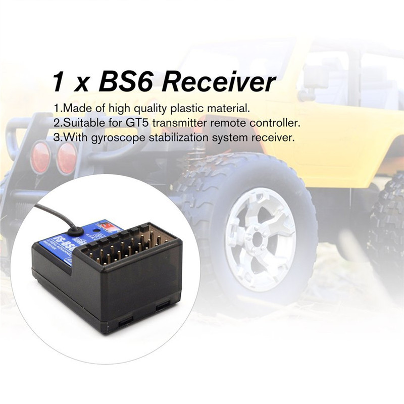 Receptor Flysky FS-BS6 2,4 Ghz - Rc Hobbies reseña y precio