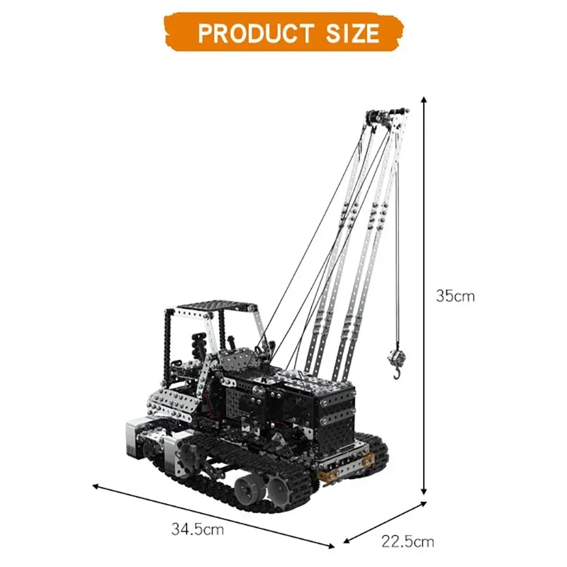 Grúa Metálica RC para Armar, C - Rc Hobbies reseña y precio